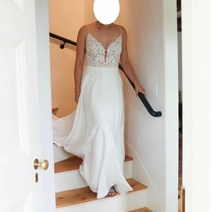 Lace & Low Back Wedding Dress